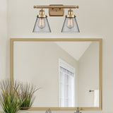 Innovations Lighting Ballston Urban Cone - 2 Light 16" Bath Vanity Light