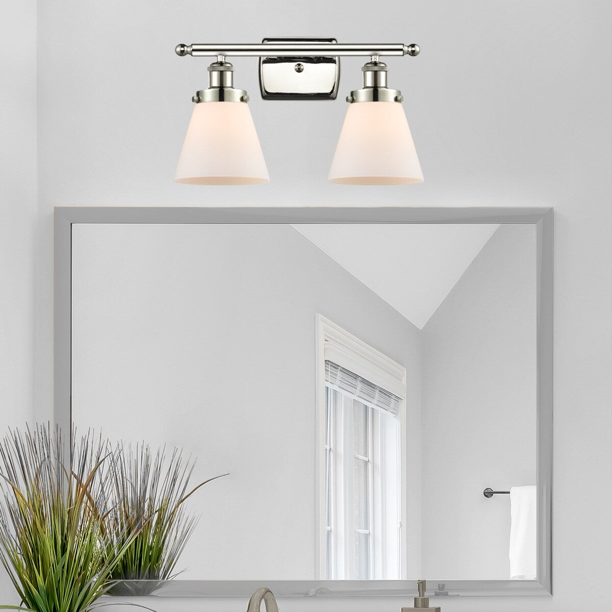 Innovations Lighting Ballston Urban Cone - 2 Light 16" Bath Vanity Light