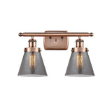 Innovations Lighting Ballston Urban Cone - 2 Light 16" Bath Vanity Light