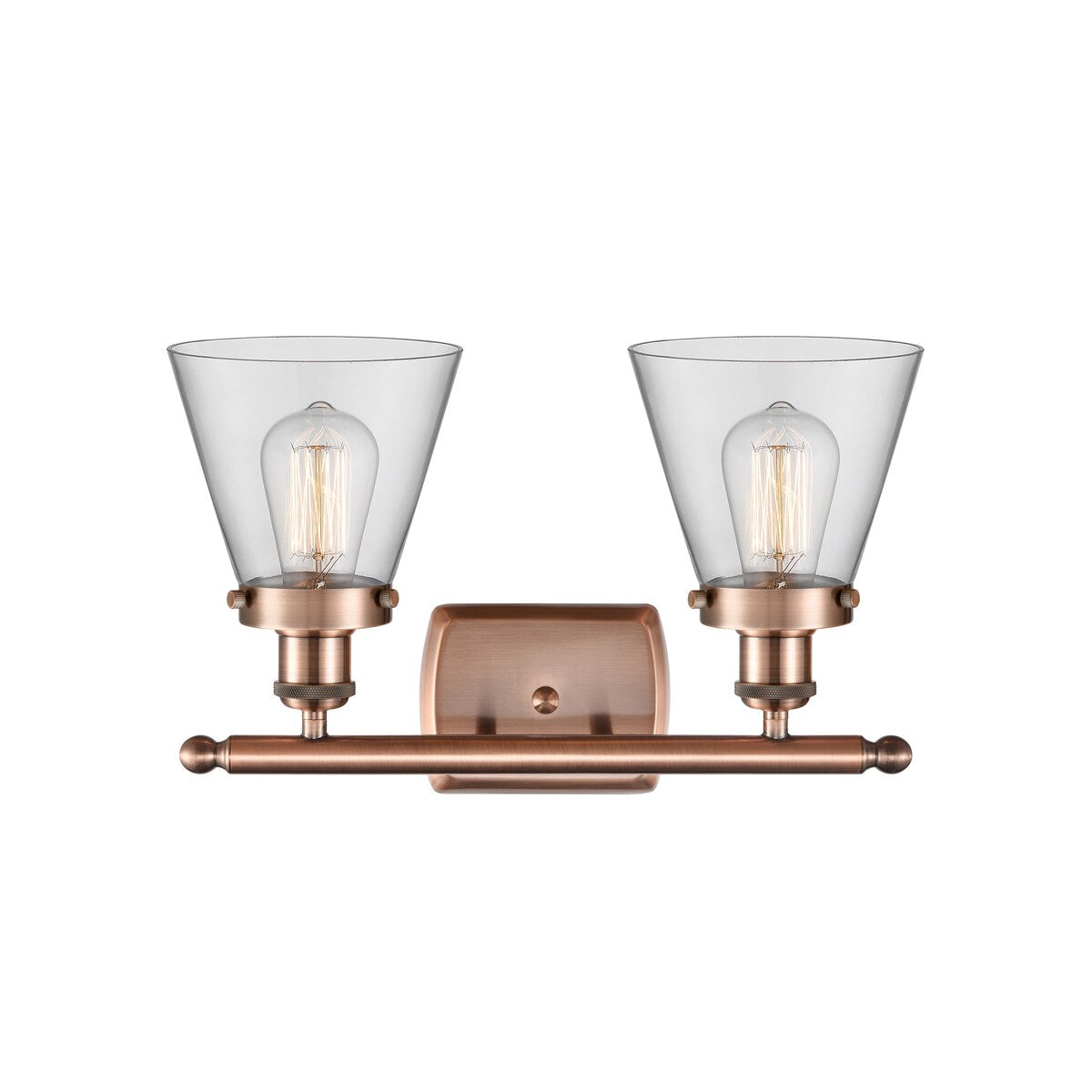 Innovations Lighting Ballston Urban Cone - 2 Light 16" Bath Vanity Light