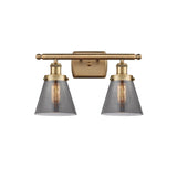 Innovations Lighting Ballston Urban Cone - 2 Light 16" Bath Vanity Light