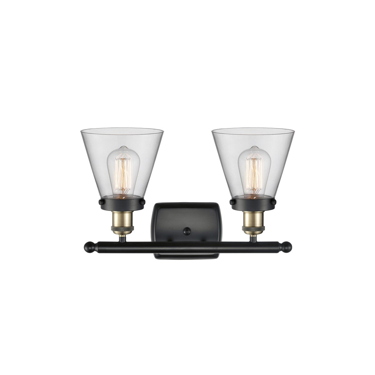 Innovations Lighting Ballston Urban Cone - 2 Light 16" Bath Vanity Light