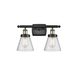 Innovations Lighting Ballston Urban Cone - 2 Light 16" Bath Vanity Light