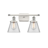 Innovations Lighting Ballston Urban Cone - 2 Light 16" Bath Vanity Light