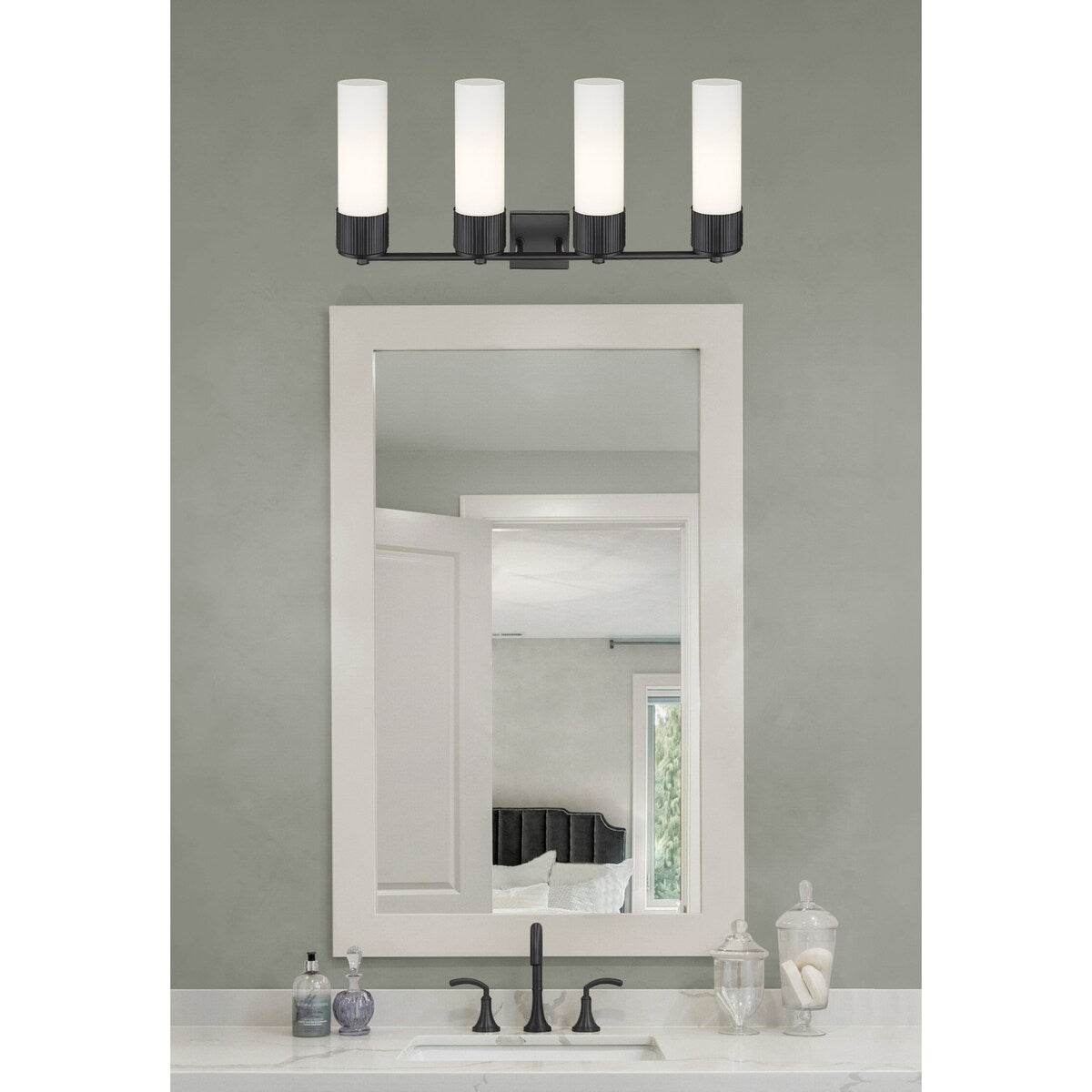 Innovations Lighting Bolivar - 4 Light 12" Wall-Mounted Bath Vanity Light