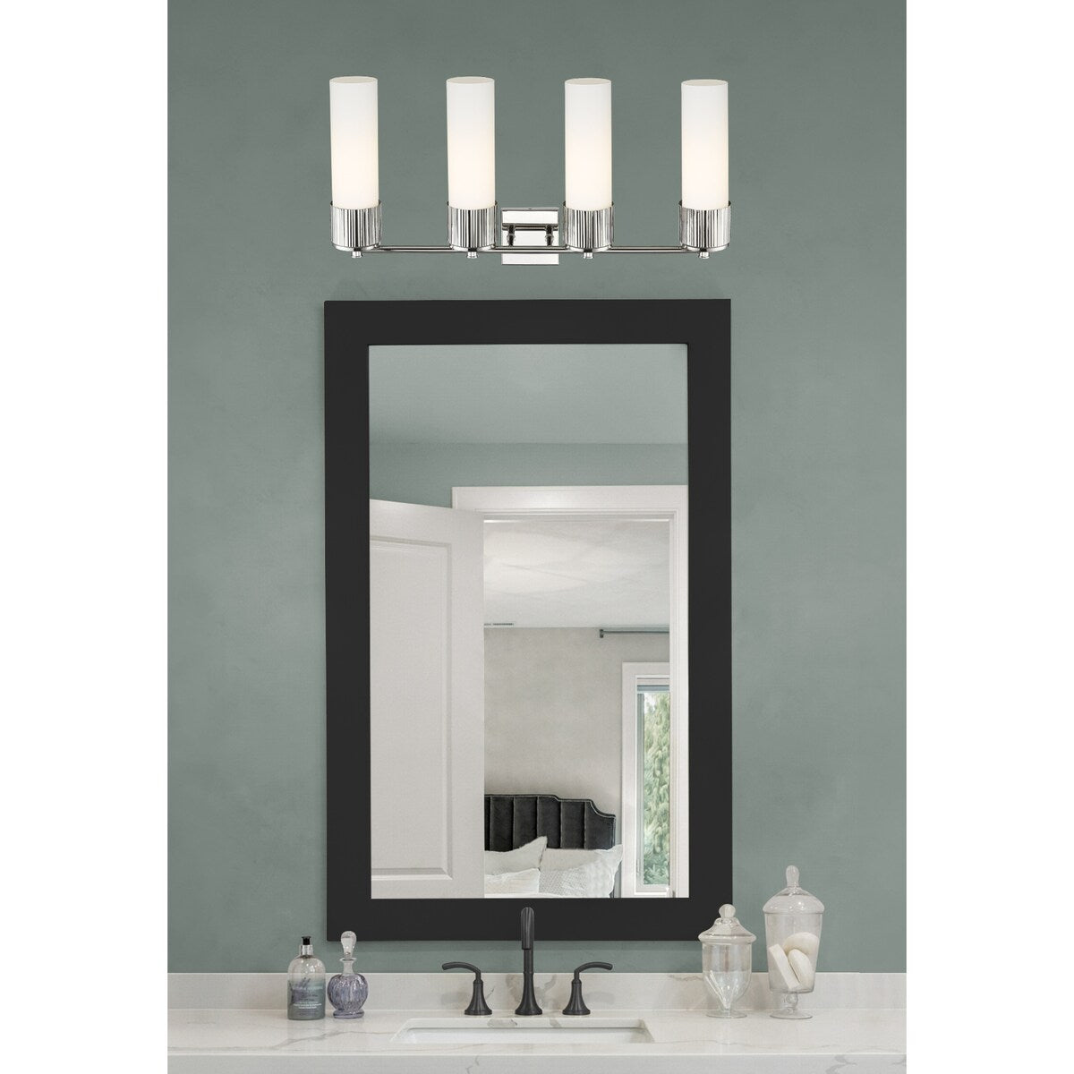 Innovations Lighting Bolivar - 4 Light 12" Wall-Mounted Bath Vanity Light