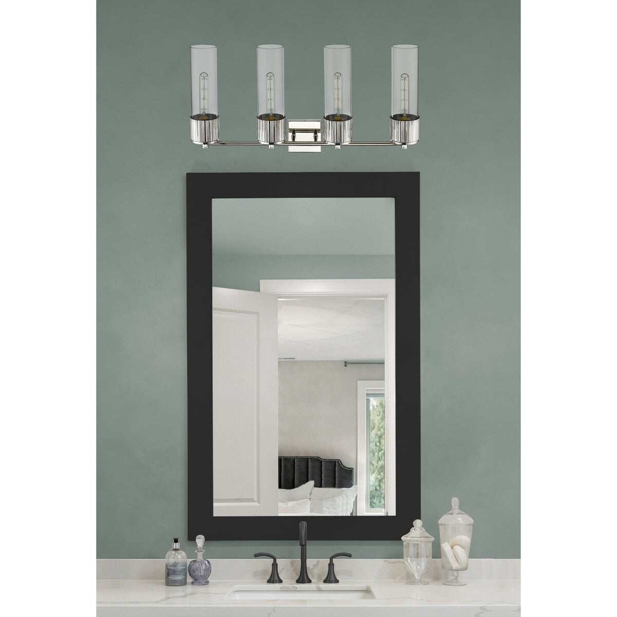 Innovations Lighting Bolivar - 4 Light 12" Wall-Mounted Bath Vanity Light