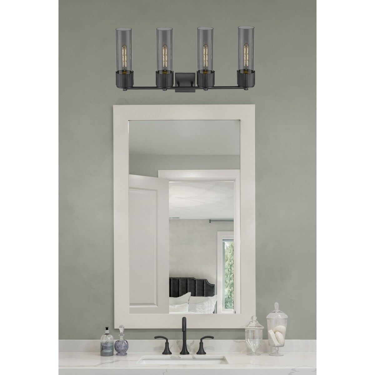 Innovations Lighting Bolivar - 4 Light 12" Wall-Mounted Bath Vanity Light