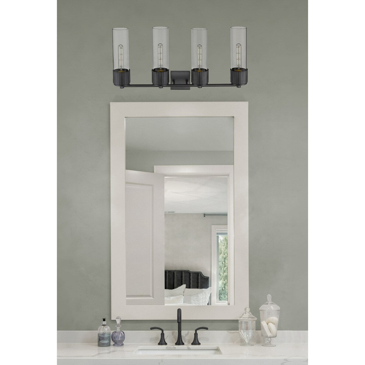 Innovations Lighting Bolivar - 4 Light 12" Wall-Mounted Bath Vanity Light