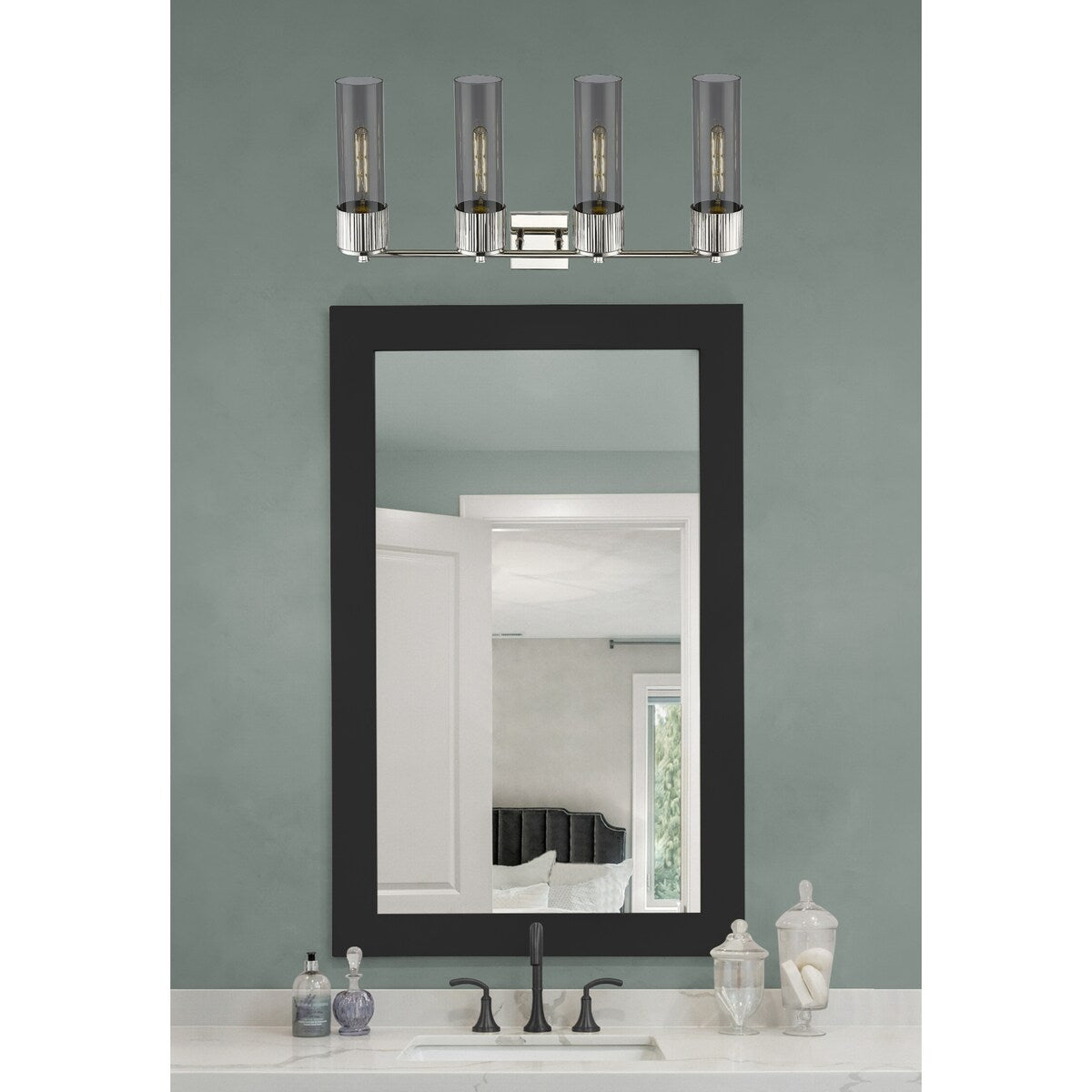 Innovations Lighting Bolivar - 4 Light 12" Wall-Mounted Bath Vanity Light
