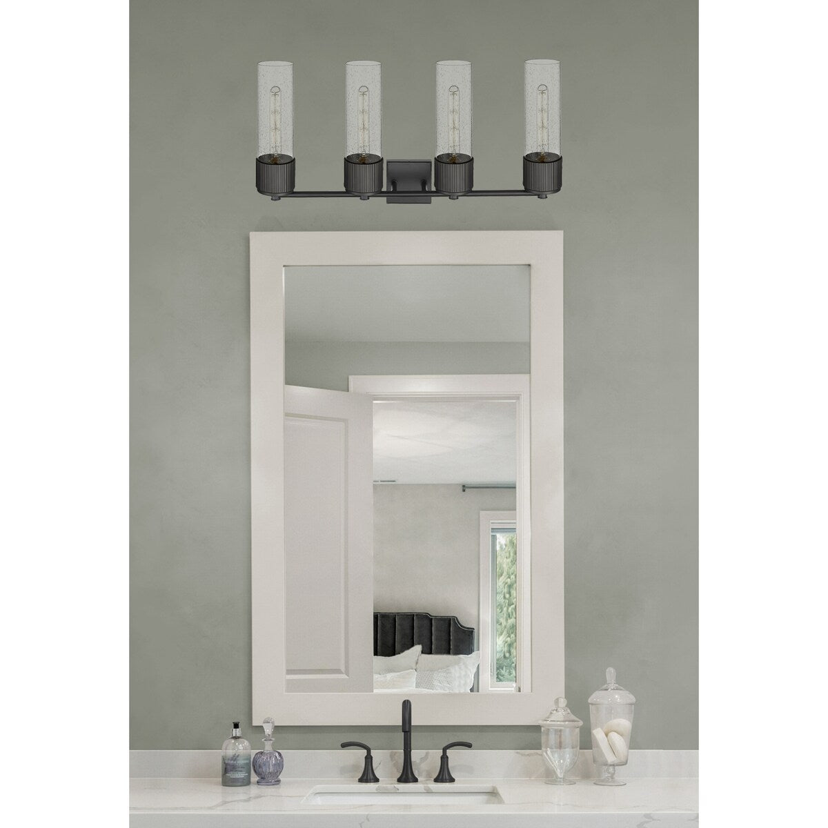 Innovations Lighting Bolivar - 4 Light 12" Wall-Mounted Bath Vanity Light