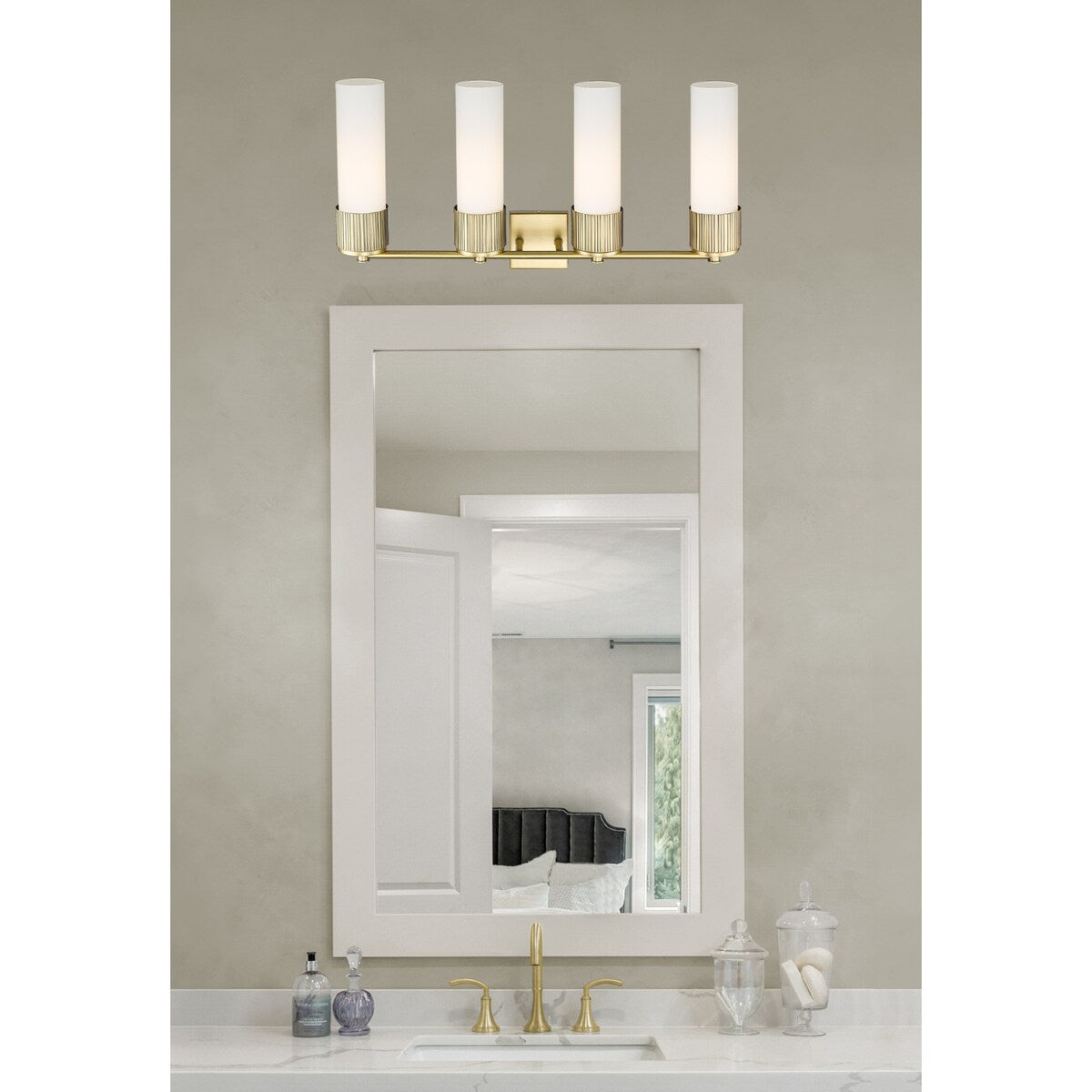 Innovations Lighting Bolivar - 4 Light 12" Wall-Mounted Bath Vanity Light