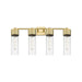 Innovations Lighting Bolivar - 4 Light 12" Wall-Mounted Bath Vanity Light
