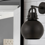 Innovations Lighting Newton Metal Sphere - 1 Light 8" Wall-Mounted Sconce