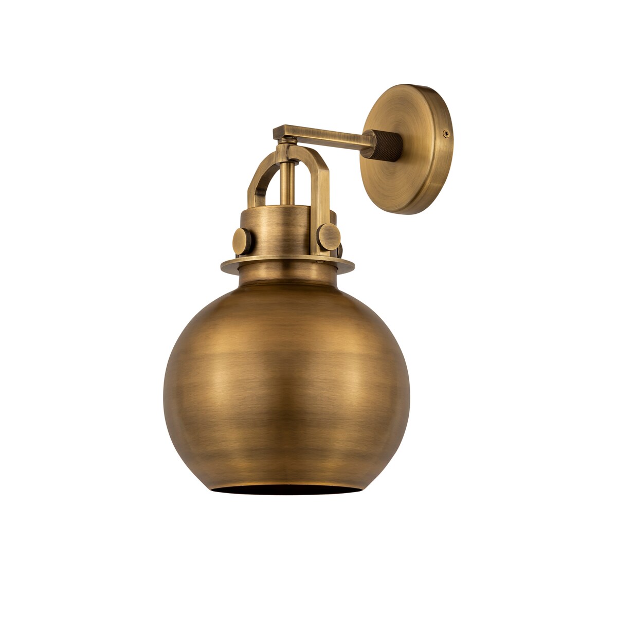 Innovations Lighting Newton Metal Sphere - 1 Light 8" Wall-Mounted Sconce