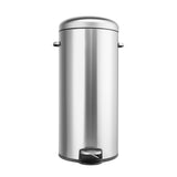 Innovaze 8 Gal./30 Liter Stainless Steel Round Shape Step-on Trash Can for Kitchen
