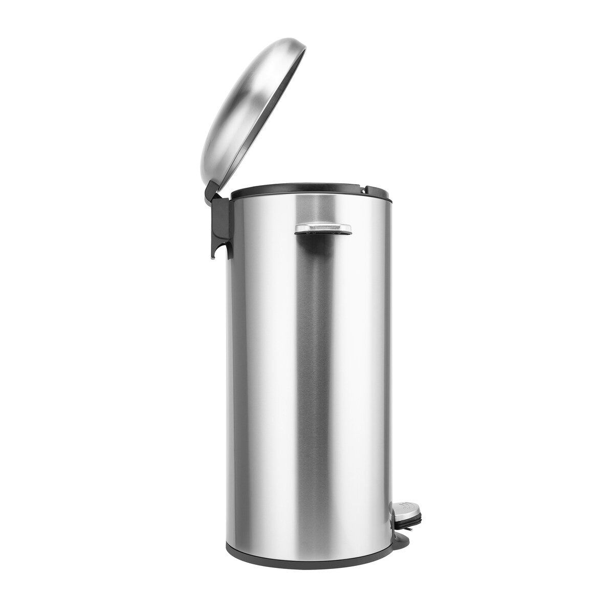 Innovaze 8 Gal./30 Liter Stainless Steel Round Shape Step-on Trash Can for Kitchen