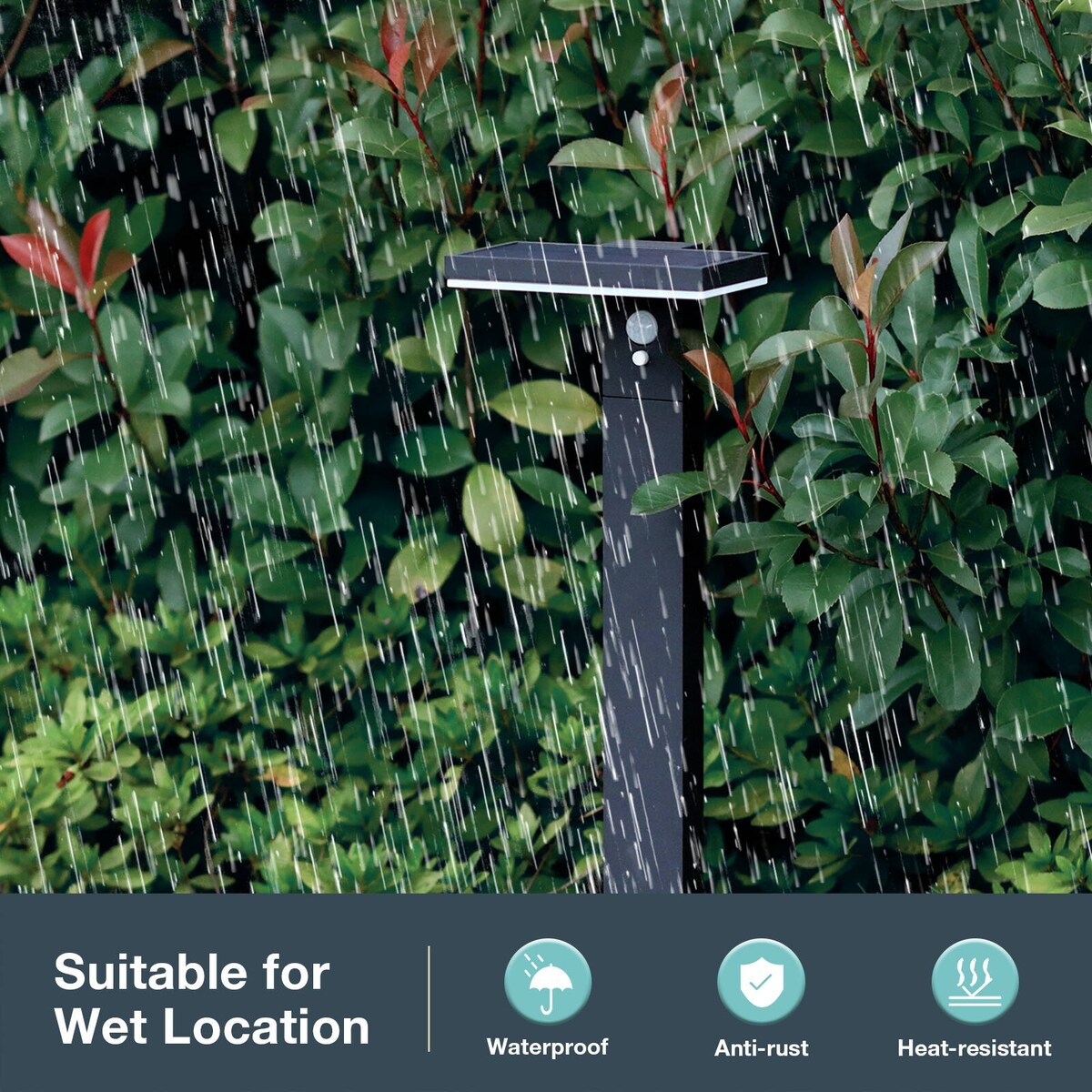 Inowel Solar Outdoor Light Pathway Dusk to Dawn Garden Lighting 17330s
