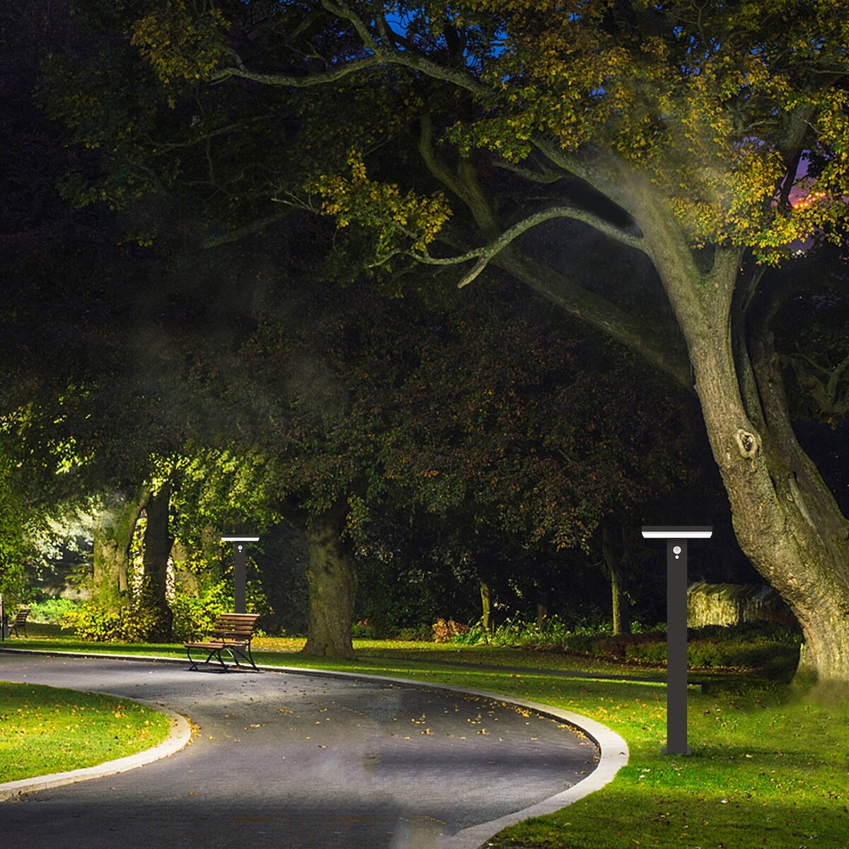 Inowel Solar Outdoor Light Pathway Dusk to Dawn Garden Lighting 17330s