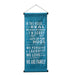 Inspirational Wall Decor Banner, Inspiring Quote Scroll, Motivational Message, Thought Saying Tapestry "In This House"