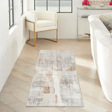Nourison Home Iliana Indoor only Grey Abstract Area Rug