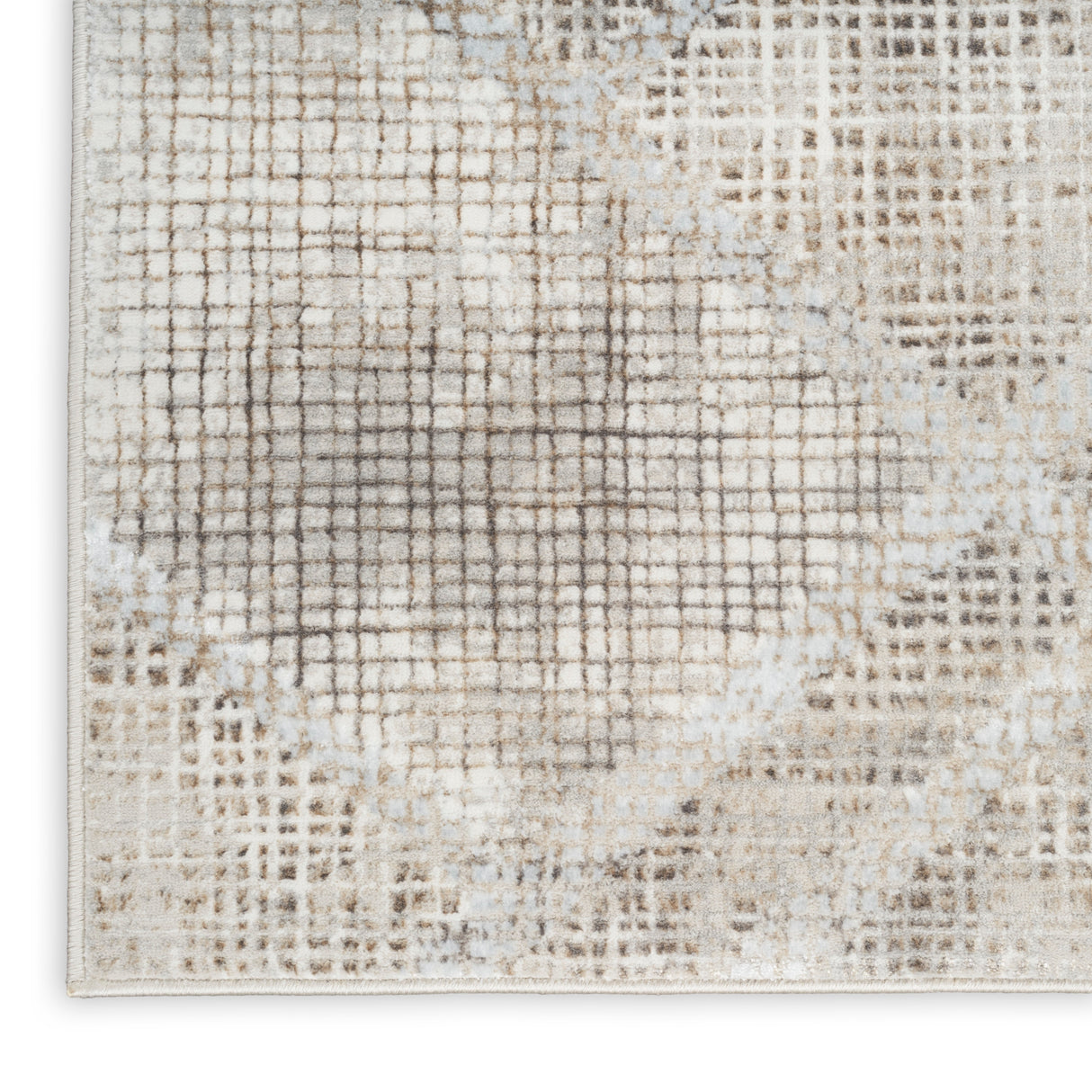 Nourison Home Iliana Indoor only Grey Abstract Area Rug