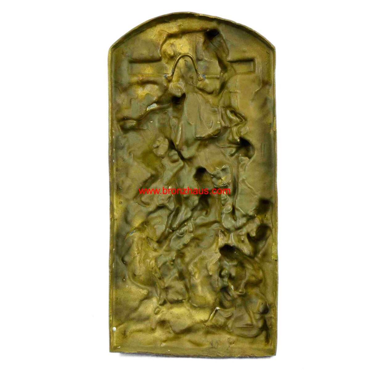 Inspiring Bronze Sculpture The Descent From The Cross Wall Mount Christ Figure