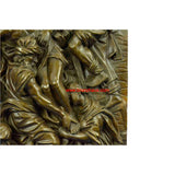 Inspiring Bronze Sculpture The Descent From The Cross Wall Mount Christ Figure