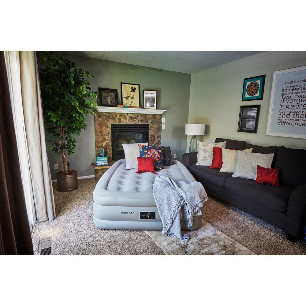 Instabed Full-size Airbed with Internal AC Pump