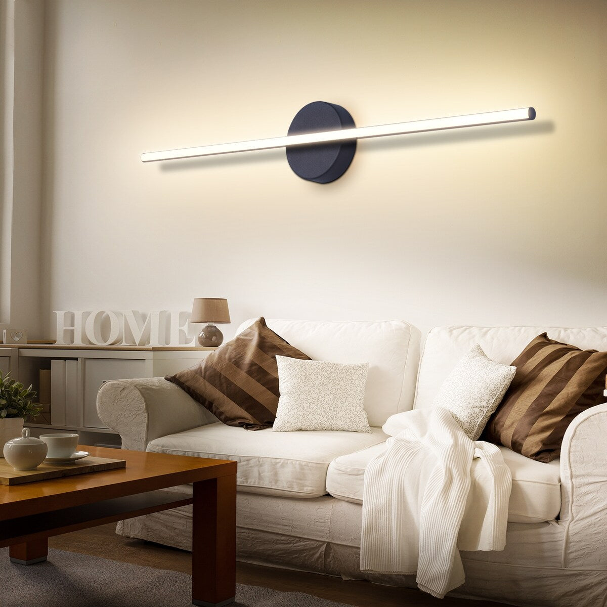 Integrated LED Minimalist Linear Vanity Light - 30 in.