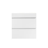 Integrated solid surface basin WITHOUT drain & faucet, glossy white color
