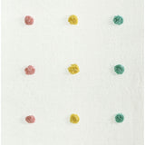 Intelligent Design Ensley Cotton Jacquard Pom Pom Single Curtain Panel - 50"W X 84"L
