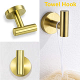 Interbath 3 Pieces Bathroom Hardware Accessories Set