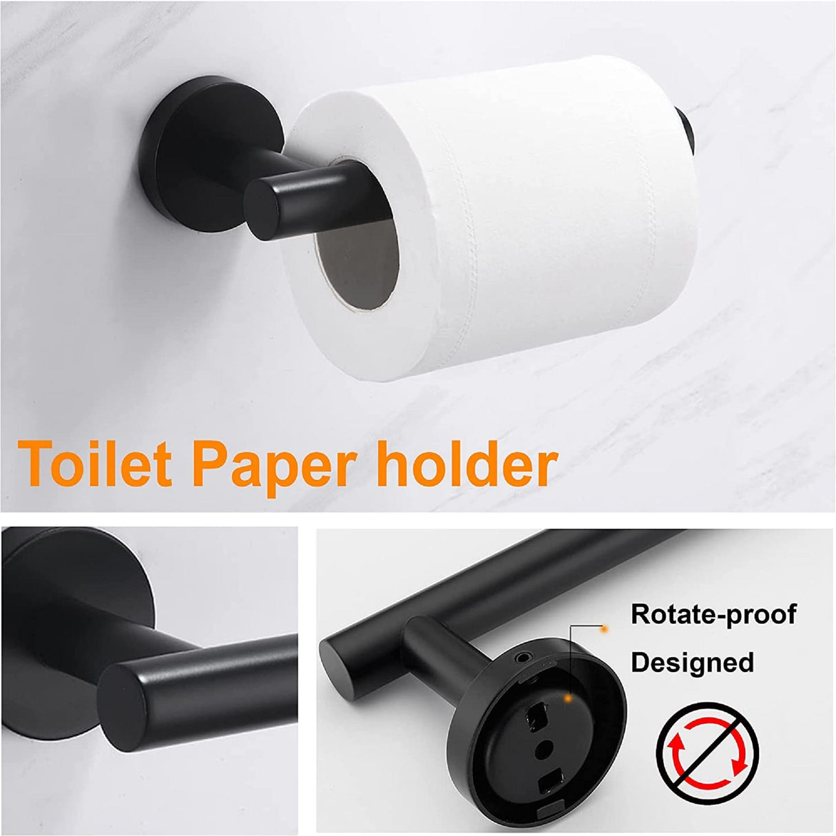 Interbath 3 Pieces Bathroom Hardware Accessories Set