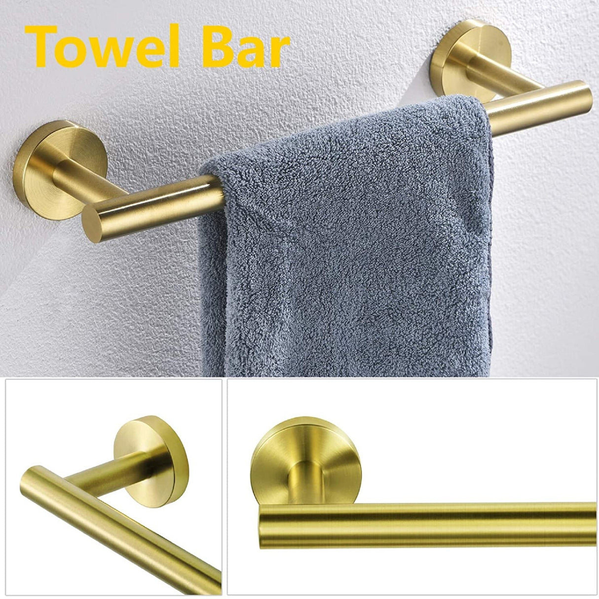 Interbath 3 Pieces Bathroom Hardware Accessories Set