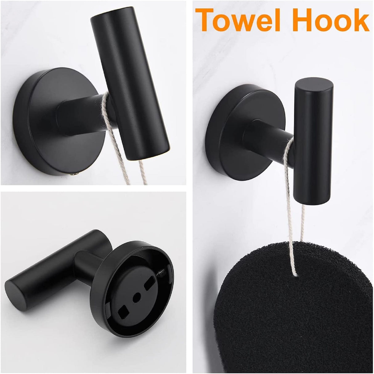Interbath 3 Pieces Bathroom Hardware Accessories Set
