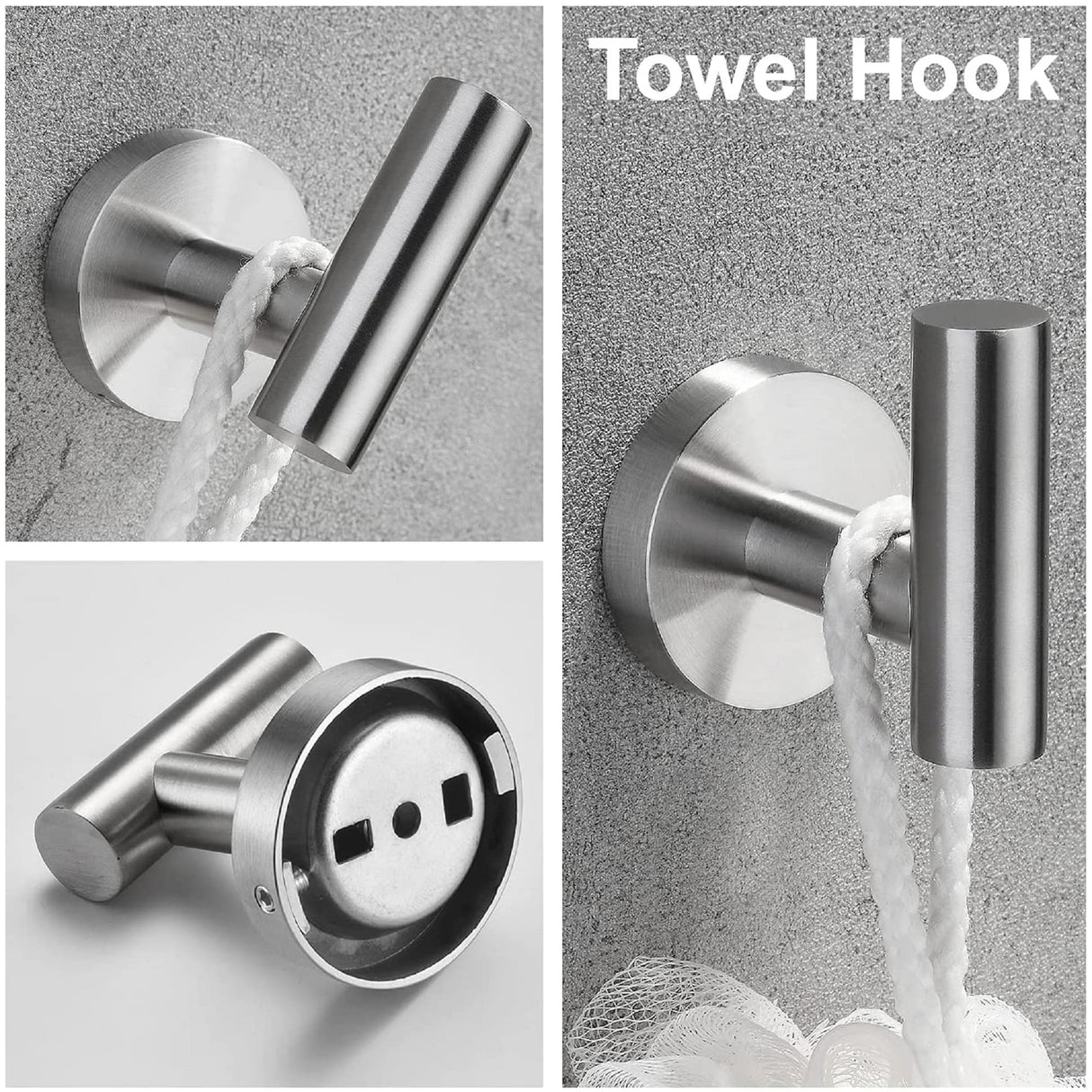 Interbath 3 Pieces Bathroom Hardware Accessories Set