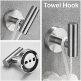 Interbath 3 Pieces Bathroom Hardware Accessories Set