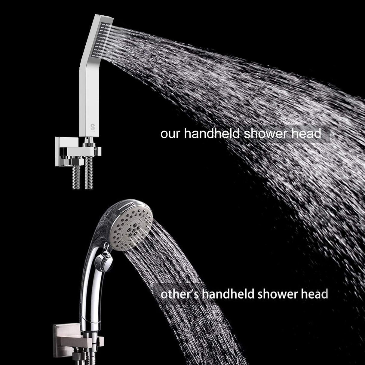 12" Rainfall Shower Head and handheld shower faucet