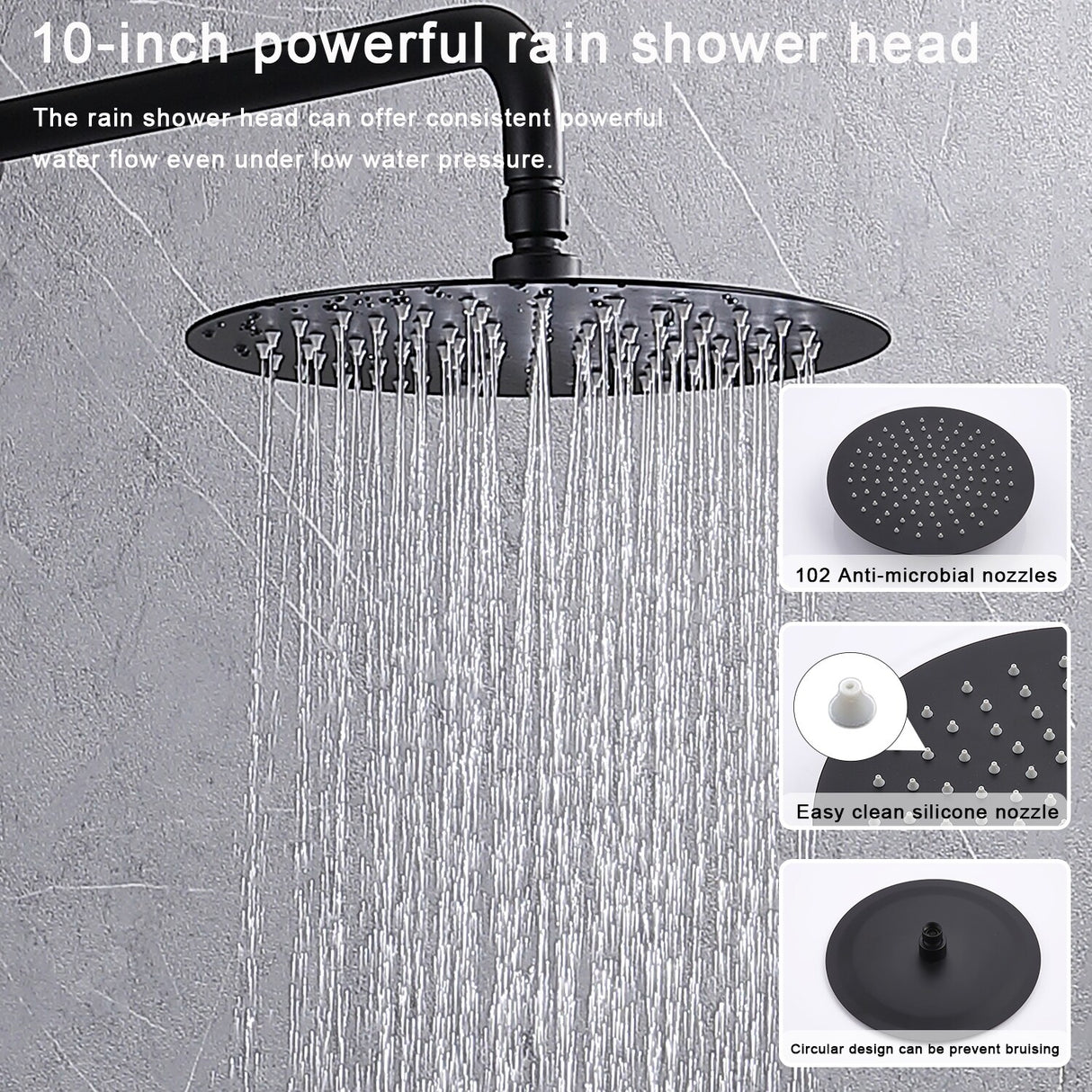 10 Inch Shower System Shower Faucet and handheld shower faucet