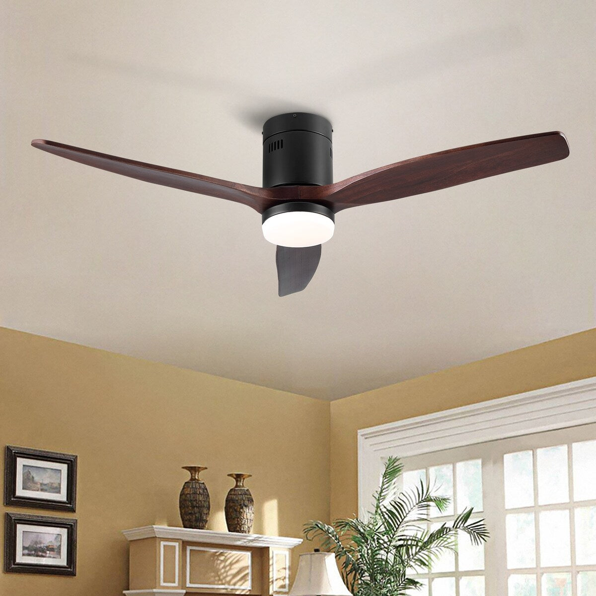 Intergrated LED Low Profile Ceiling Fan Lighting