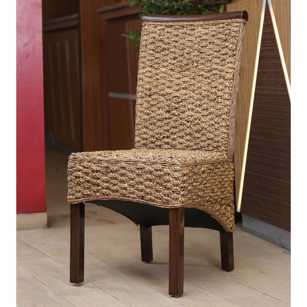International Caravan Bunga Hyacinth Dining Chair (Set of 2) International Caravan Bunga Hyacinth Dining Chair (Set of 2)