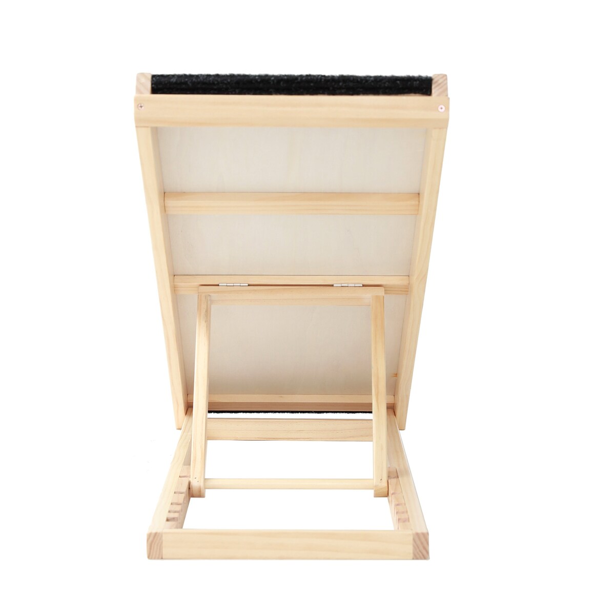 Internet's Best Adjustable Pet Ramp Foldable Wooden Ramp - Height 9.3" to 24" - 39.37" L x 15.75" W x 2.75" H