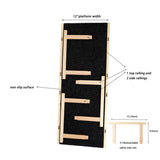 Internet's Best Adjustable Pet Ramp Foldable Wooden Ramp - Height 9.3" to 24" - 39.37" L x 15.75" W x 2.75" H