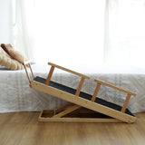 Internet's Best Adjustable Pet Ramp Foldable Wooden Ramp - Height 9.3" to 24" - 39.37" L x 15.75" W x 2.75" H