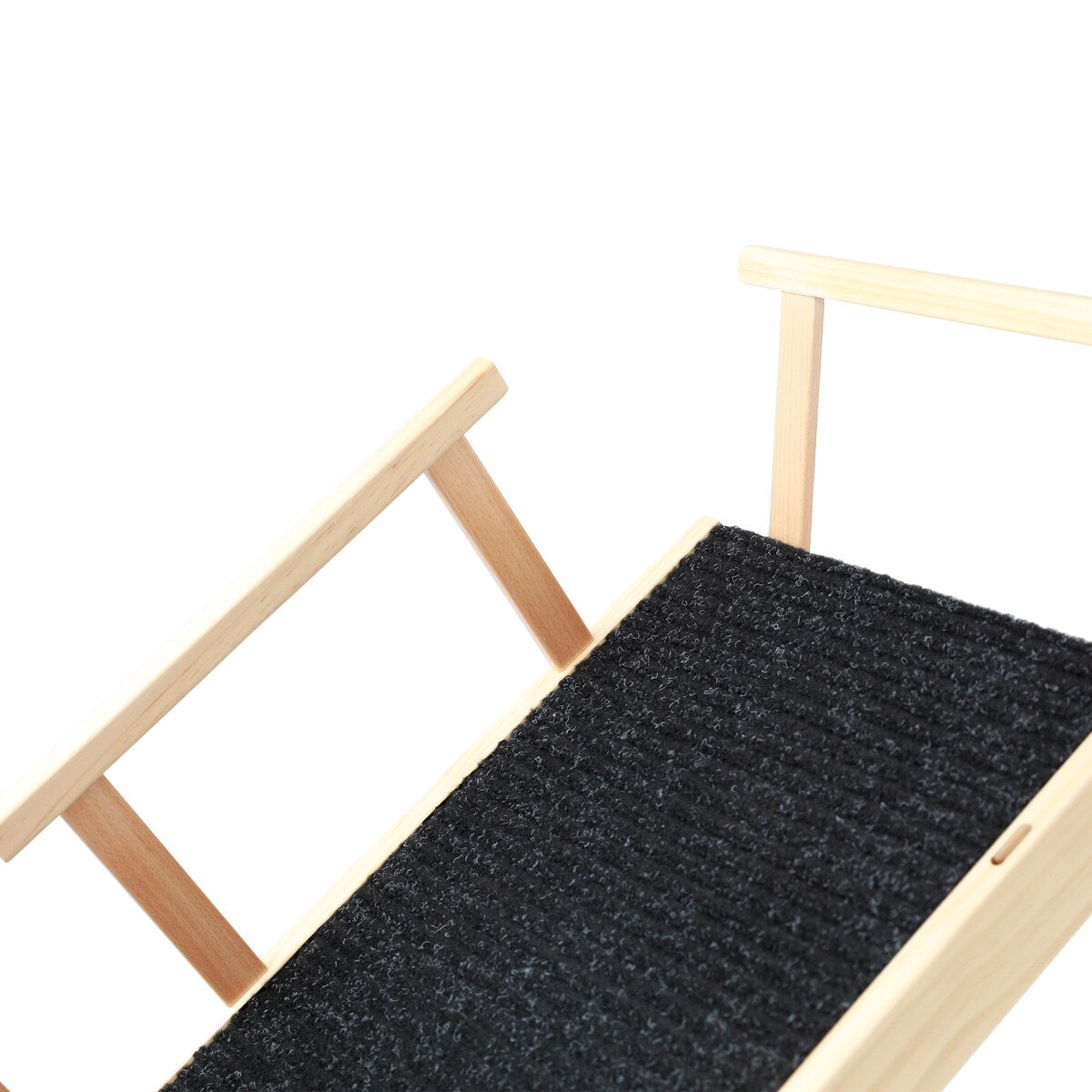Internet's Best Adjustable Pet Ramp Foldable Wooden Ramp - Height 9.3" to 24" - 39.37" L x 15.75" W x 2.75" H
