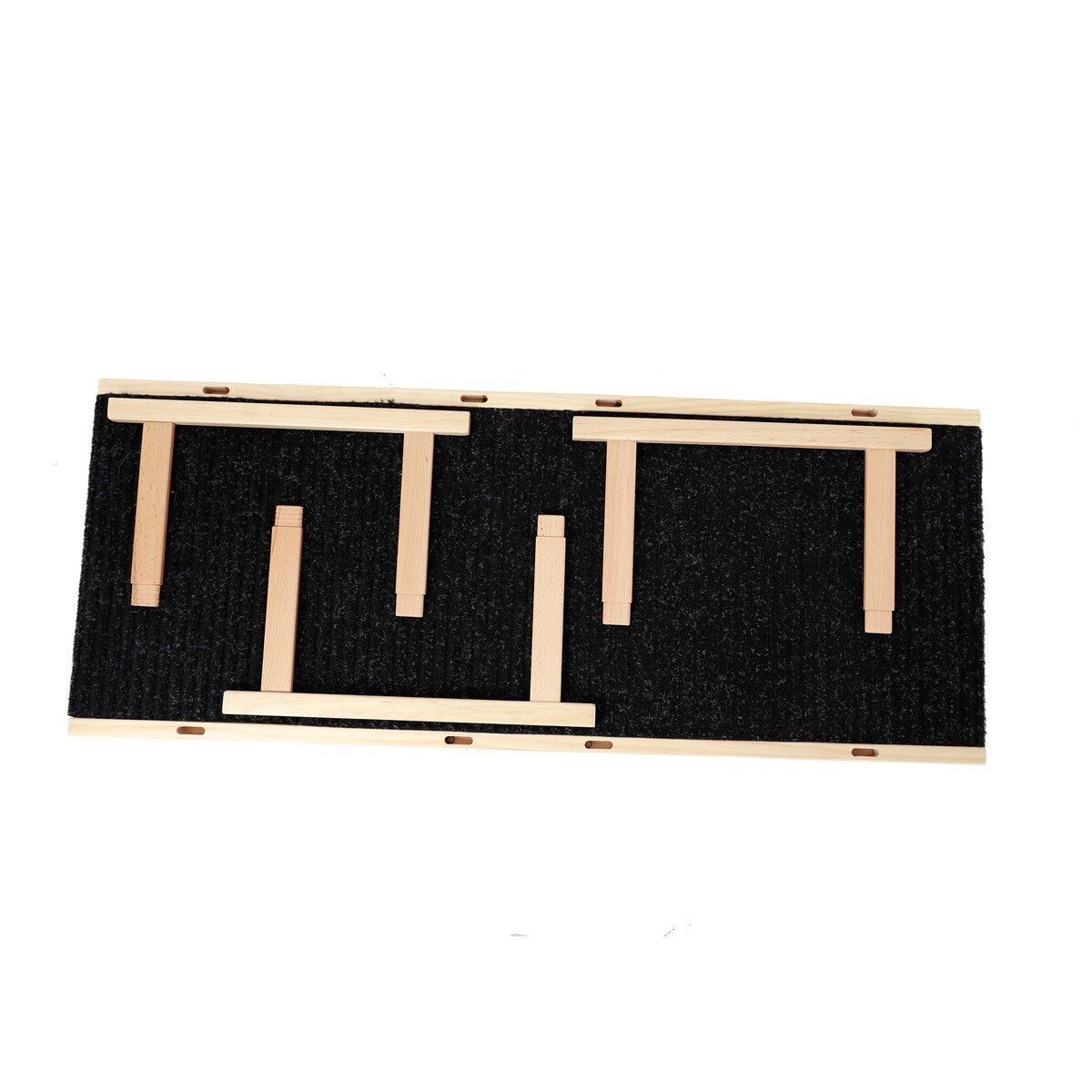Internet's Best Adjustable Pet Ramp Foldable Wooden Ramp - Height 9.3" to 24" - 39.37" L x 15.75" W x 2.75" H