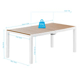 Inval Madeira 8-Seat Dining Table by MQ