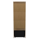 Inval Mini Refrigerator and Microwave Storage Cabinet
