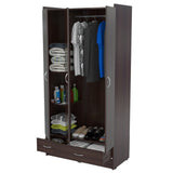 Porch & Den Fremont Multi-storage Espresso Wenge Armoire